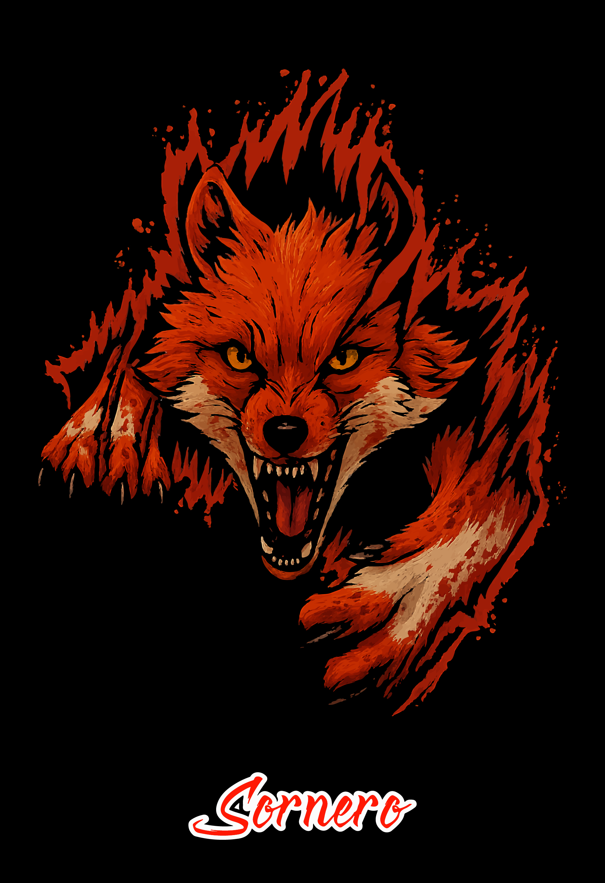 Sornero Zorror - Fox mascot illustration